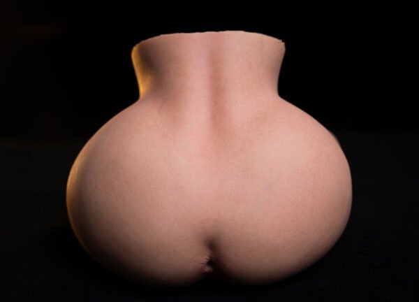 DSC00275-2 Free Shipping I 5.5kgPlatinum Silicone Butt Model withDual Openings - Ultra-RealisticSkin Texture
