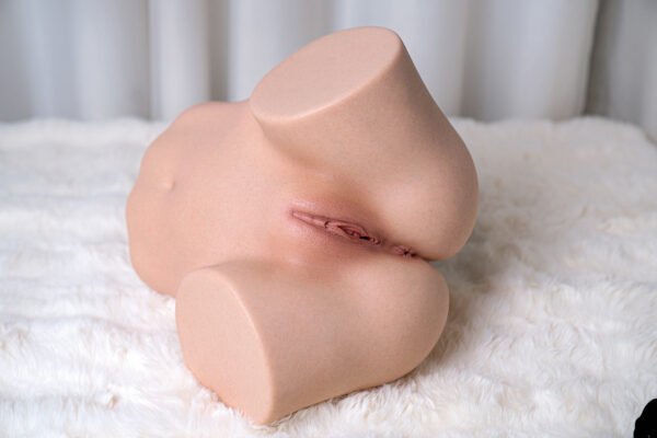Free Shipping I 11kgPlatinum Silicone Butt Model withDual Openings - Ultra-RealisticSkin Texture
