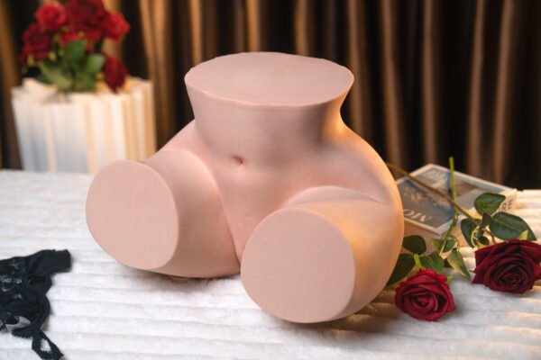 Free Shipping I 13kgPlatinum Silicone Butt Model withDual Openings - Ultra-RealisticSkin Texture