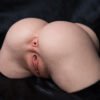Free Shipping I 4.15kgPlatinum Silicone Butt Model withDual Openings - Ultra-RealisticSkin Texture