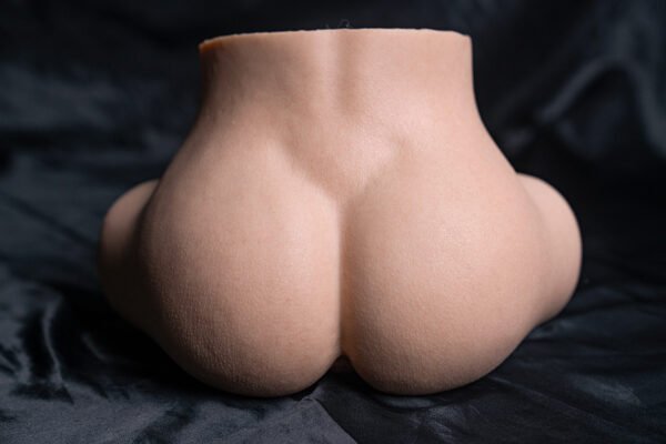 Free Shipping I 4.15kgPlatinum Silicone Butt Model withDual Openings - Ultra-RealisticSkin Texture